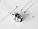 Anténní kabel U.FL(F) - FME(M), na panel, 20cm
