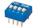 DIP switch, zlacené kontakty