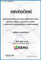 Osvědčení REMA ( 104KB )